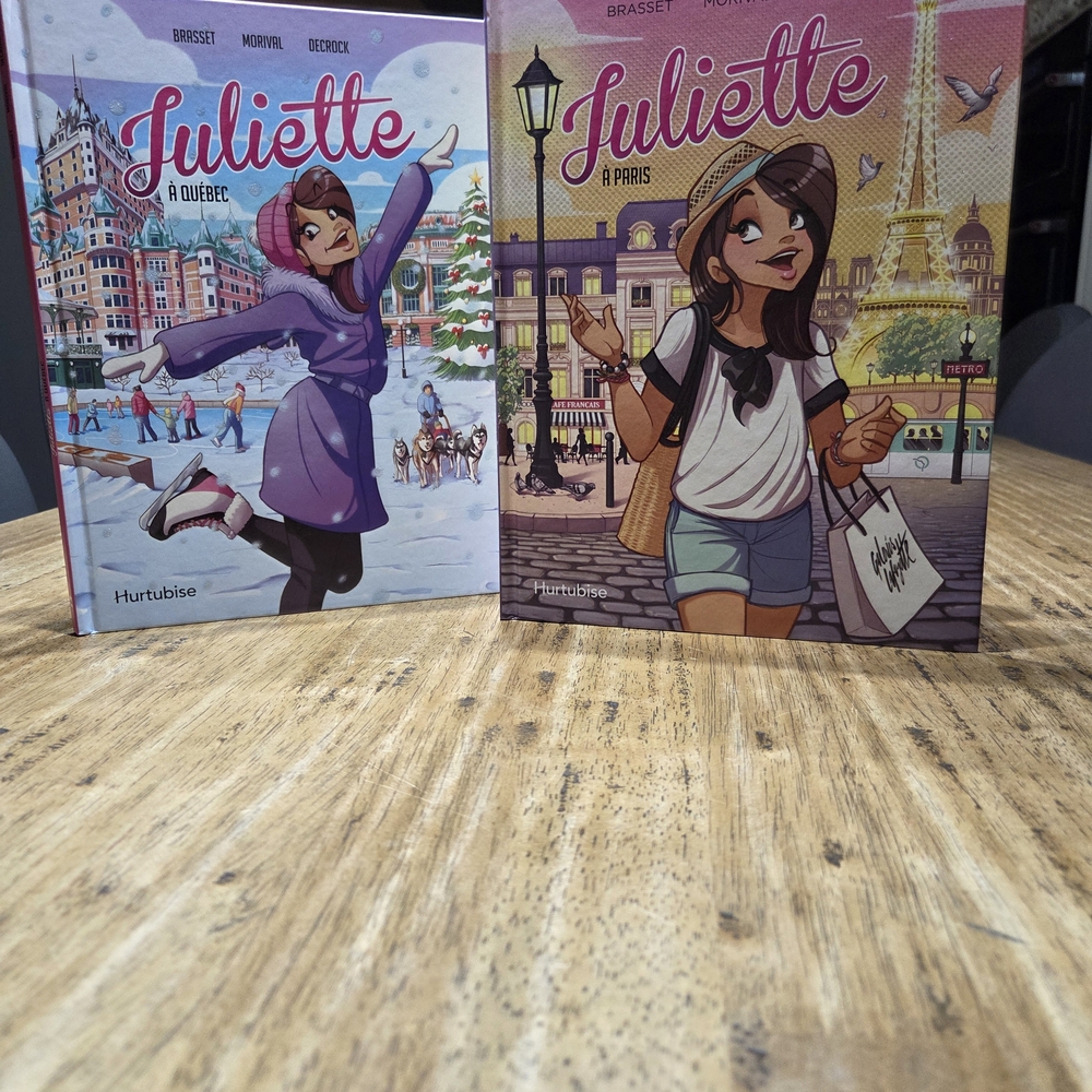 Juliette Kids Book Set - Purple and Pink